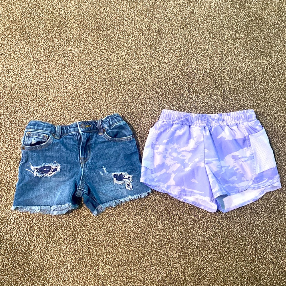Bundle of 2 Girls Size 7/8 Shorts! Cat & Jack and Xersion